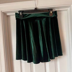 Velvet Skater Skirt